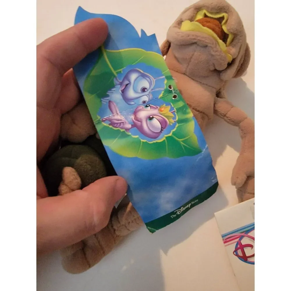Disney Store PT Flea A Bug's Life Plush Stuffed Bean Bag Plush With‎ Tag 8